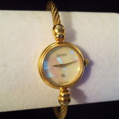 vintage gucci rectangle watch|vintage gucci watches for women's.